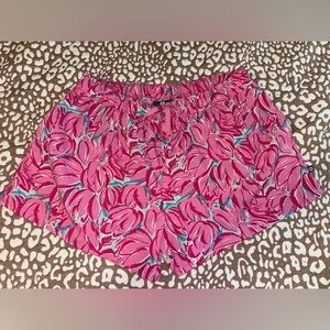 Lauren James pink tulip shorts
